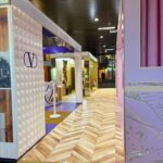 Multi-brand L’Oréal sustainable exhibition stand designed with T3 modular system