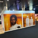 large back wall fabric graphic for Valentino